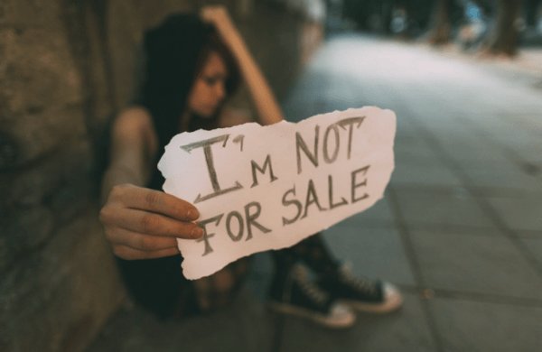 I'm not for sale - stop human trafficking